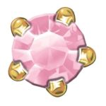 9ct – Claw Set – Pink Zirconia
