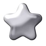 Polished White – Plain Star