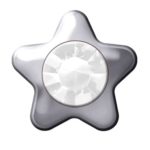 Polished White – Star Stone – Crystal